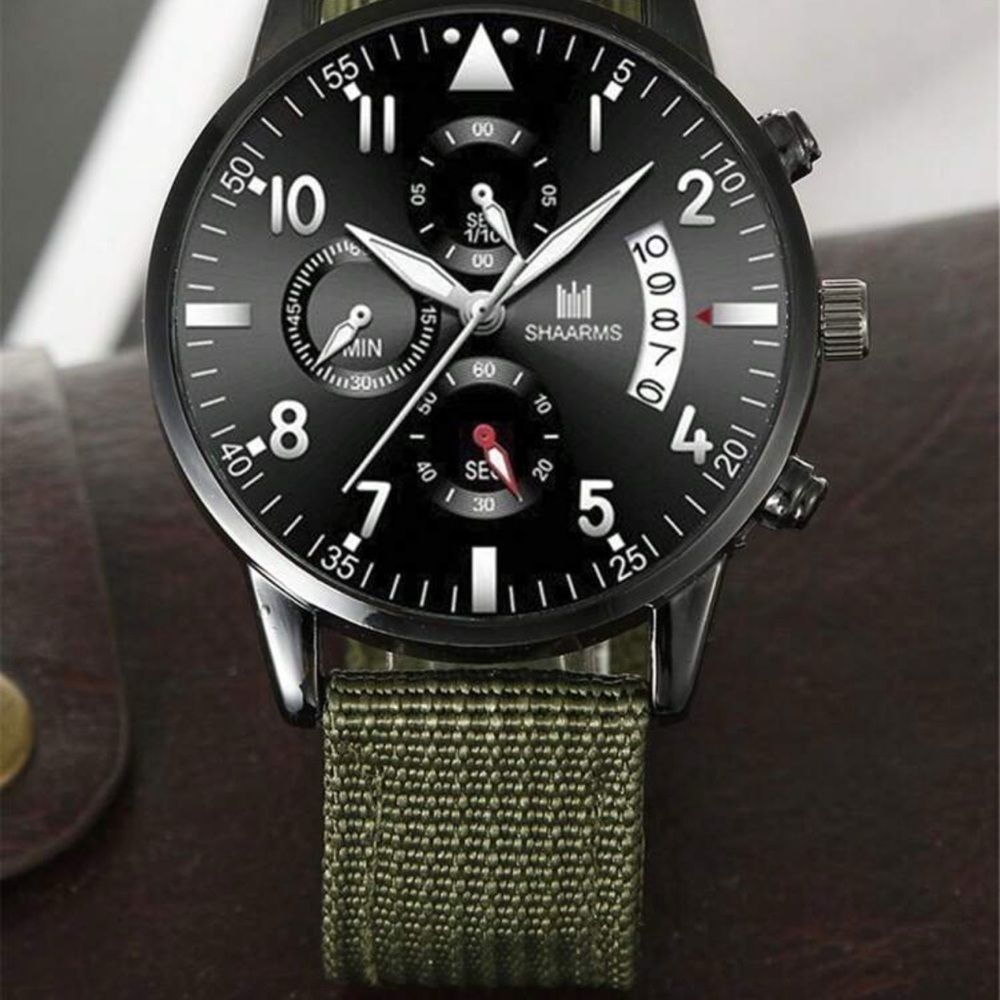 Green Watch with Bracelet Set - Picture 2 of 6